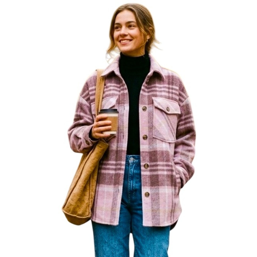 Plaid Button Down jacket - Picture 6 of 6